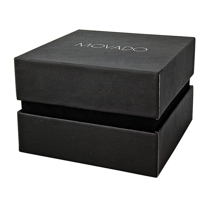 Movado Museum Classic Black Dial Black Leather Strap Watch For Women - 0606503 Buy Now By Movado