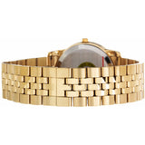 Movado Museum Black Dial Gold Steel Strap Watch For Men - 606997 Buy Now By Movado