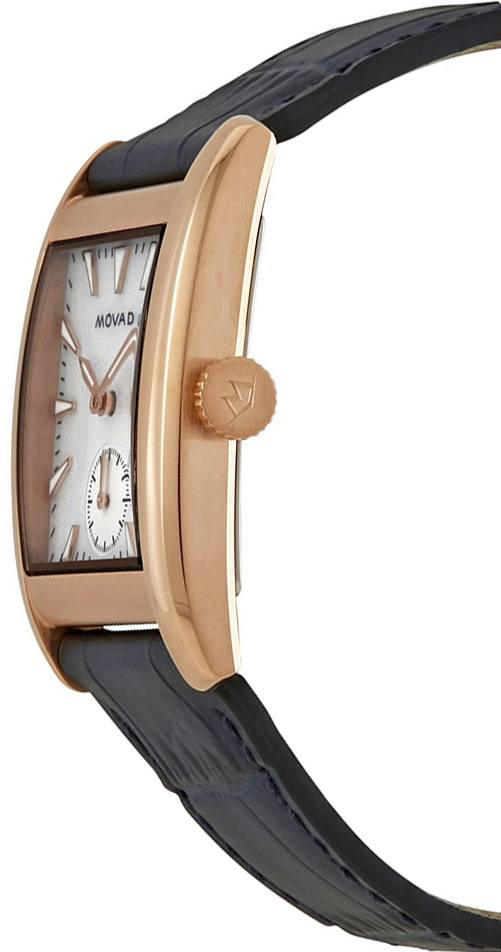 Movado Heritage Mother of Pearl White Dial Blue Leather Strap Watch For Women - 3650052 Buy Now By Movado