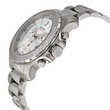 Shop Movado Series 800 Chronograph Silver Dial Silver Steel Strap Watch For Men - 2600111 in USA