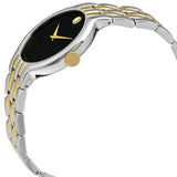 Shop Movado Veturi Quartz Black Dial Two Tone Steel Strap Watch for Men - 0606932 in USA