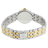 Shop Movado Veturi Quartz Black Dial Two Tone Steel Strap Watch for Women - 0606933 in USA