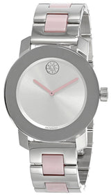 Shop Movado Bold Silver Dial Two Tone Steel Strap Watch for Women - 3600702 in USA