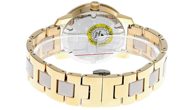 Shop Movado Bold Beige Dial Two Tone Steel Strap Watch For Women - 3600640 in USA