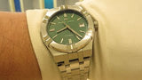 Maurice Lacroix Aikon Automatic Green Dial Silver Steel Strap Watch for Men - AI1807-SS002-630-1 Buy Now By Maurice Lacroix