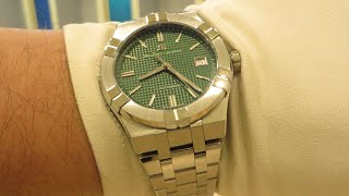 Maurice Lacroix Aikon Automatic Green Dial Silver Steel Strap Watch for Men - AI1807-SS002-630-1 Buy Now By Maurice Lacroix