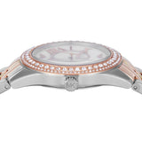 Michael Kors Harlowe Three-Hand Mother of Pearl White Dial Tri Tone Steel Strap Watch for Women - MK4846 Buy Now By Michael Kors
