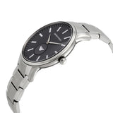Shop Emporio Armani Renato Quartz Black Dial Silver Steel Strap Watch For Men - AR11118 in USA