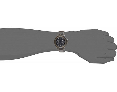 Guess Rigor Multifunction Black Dial Black Steel Strap Watch For Men - W0218G1 Buy Now By Guess