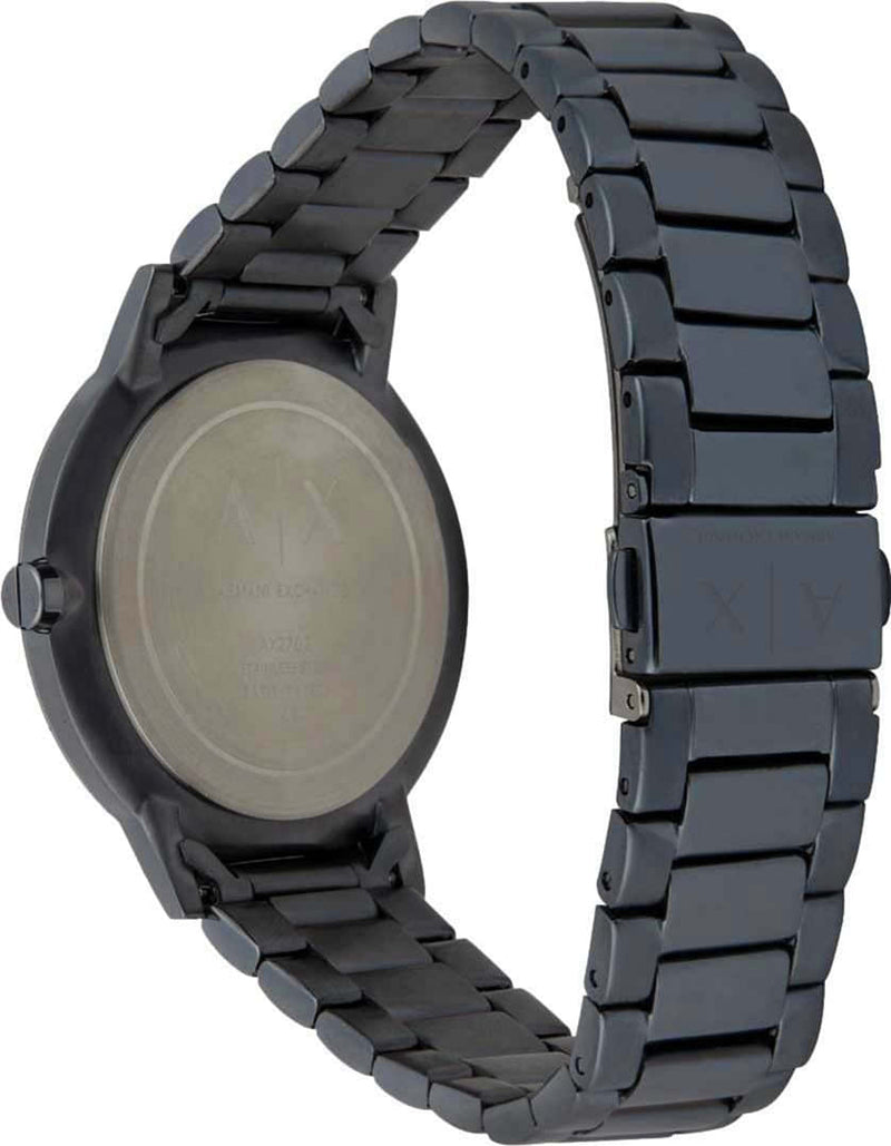 Armani Exchange Cayde Analog Blue Dial Blue Steel Strap Watch For Men - AX2702 Buy Now By Armani Exchange