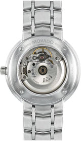 Movado 1881 Automatic Black Dial Silver Steel Strap Watch for Men - 606914 Buy Now By Movado