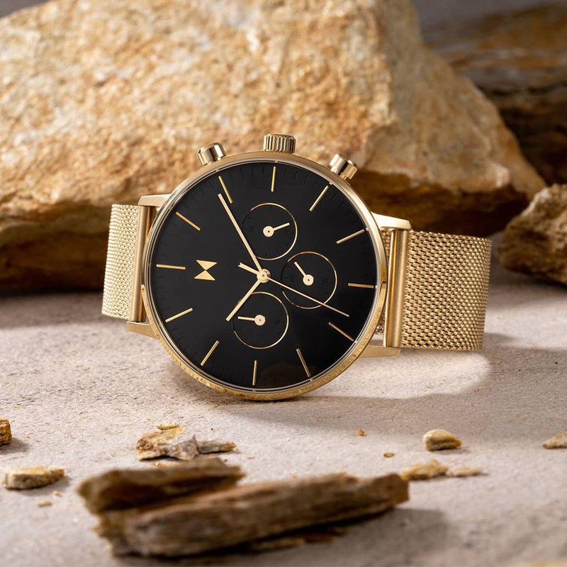 Michael Kors Jaryn Black Dial Gold Steel Strap Watch for Men - MK8503 Buy Now By Michael Kors