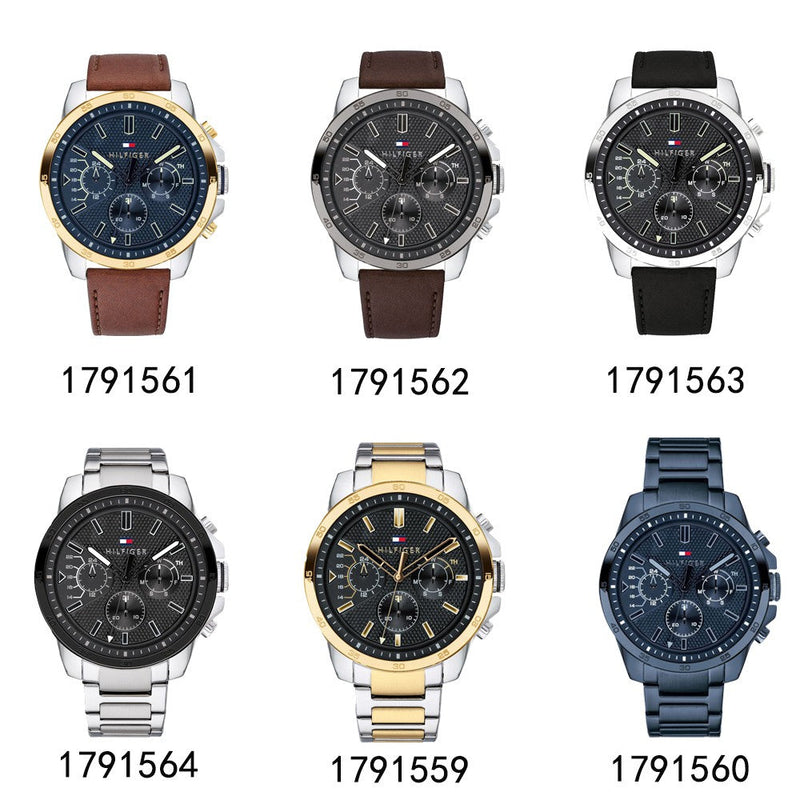 Tommy Hilfiger Iconic Quartz Black Dial Silver Steel Strap Watch for Men - 1791564 Buy Now By Tommy Hilfiger