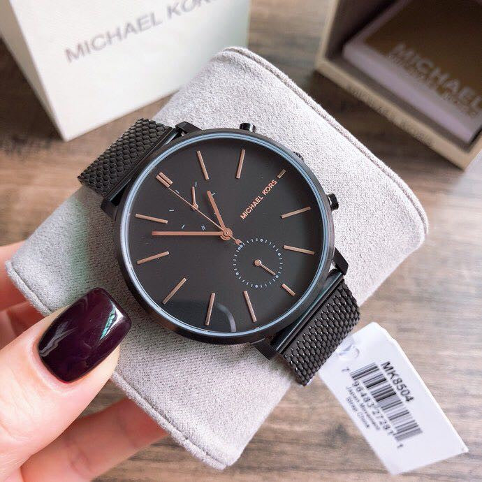 Michael Kors Jaryn Black Dial Black Stainless Steel Strap Watch for Men - MK8504 Buy Now By Michael Kors
