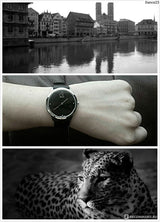 Calvin Klein Minimal Black Dial Black Leather Strap Watch for Men - K3M221CS Buy Now By Calvin Klein