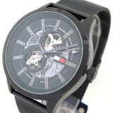Tommy Hilfiger Spencer Skeleton Black Dial Black Mesh Bracelet Watch for Men - 1791644 Buy Now By Tommy Hilfiger