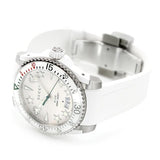 Shop Gucci Dive Quartz White Dial White Rubber Strap Watch For Men - YA136337 in USA