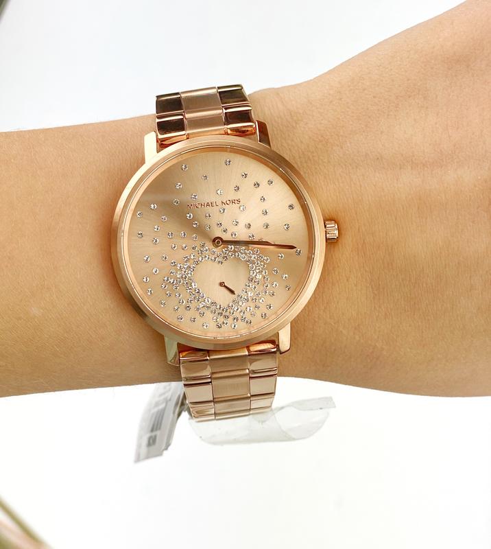 Michael Kors Jaryn Rose Gold Dial Rose Gold Steel Strap Watch for Women - MK3621 Buy Now By Michael Kors