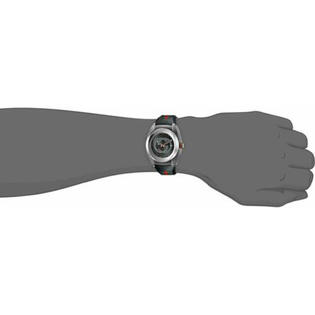 Shop Gucci Sync XXL Quartz Black Dial Black Rubber Strap Watch For Men - YA137101 in USA