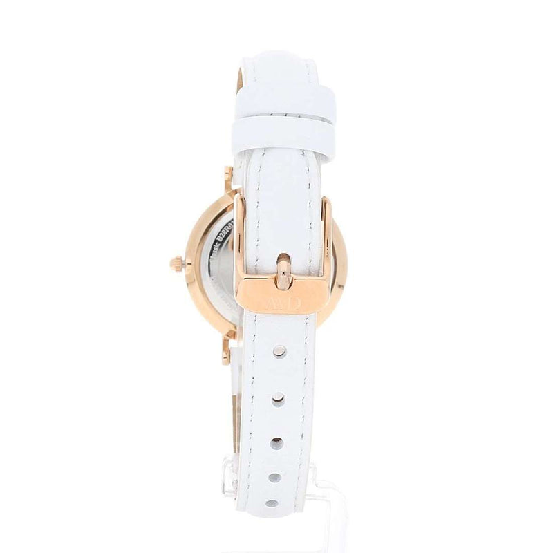 Daniel Wellington Classic Petite Bondi Black Dial White Leather Strap Watch For Women - DW00100285 Buy Now By Daniel Wellington
