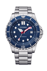 Citizen Promaster Mechanical Blue Dial Silver Steel Strap Watch For Men - NJ0121-89L Buy Now By Citizen