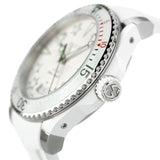 Shop Gucci Dive Quartz White Dial White Rubber Strap Watch For Men - YA136337 in USA