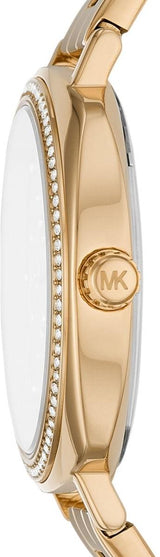 Michael Kors Nia Quartz Gold Dial Gold Steel Strap Watch For Women - MK3989 Buy Now By Michael Kors