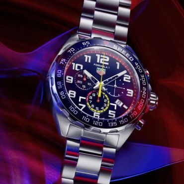 Tag Heuer Formula 1 Gulf Edition Chronograph Blue Dial Silver Steel Strap Watch for Men - CAZ101AT.BA0842 Buy Now By Tag Heuer