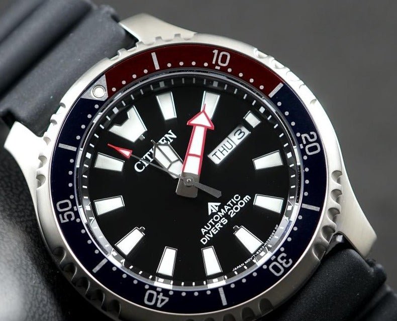Citizen Promaster Automatic 200M Diver Fugu Limited Edition Black Dial Black Rubber Strap Watch For Men - NY0110 Buy Now By Citizen