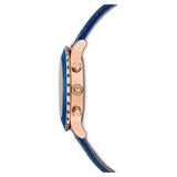 Swarovski Octea Lux Chrono Blue Dial Blue Leather Strap Watch for Women - 5563480 Buy Now By Swarovski