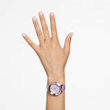 Swarovski Octea Lux Chrono Purple Dial Purple Leather Strap Watch for Women - 5632263 Buy Now By Swarovski