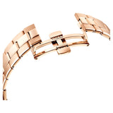 Shop Swarovski Octea Lux Sport Chronograph Black Dial Rose Gold Steel Strap Watch for Women - 5610478 in USA