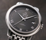 Omega De Ville Prestige Co-Axial Automatic Grey Dial Silver Steel Strap Watch for Men - 424.10.40.20.06.001 Buy Now By Omega