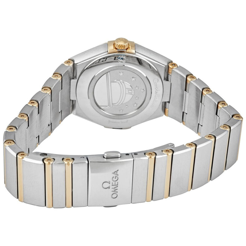 Shop Omega Constellation Manhattan Mother of Pearl Dial Two Tone Steel Strap Watch for Women - 131.20.28.60.55.002 in USA
