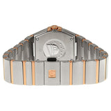 Shop Omega Constellation Diamonds Mother of Pearl Dial Two Tone Steel Strap Watch for Women - 123.25.27.60.55.006 in USA