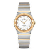 Shop Omega Constellation Manhattan Mother of Pearl Dial Two Tone Steel Strap Watch for Women - 131.20.28.60.55.002 in USA