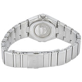 Shop Omega Constellation Manhattan Quartz Diamonds Blue Dial Silver Steel Strap Watch for Women - 131.15.25.60.53.001 in USA