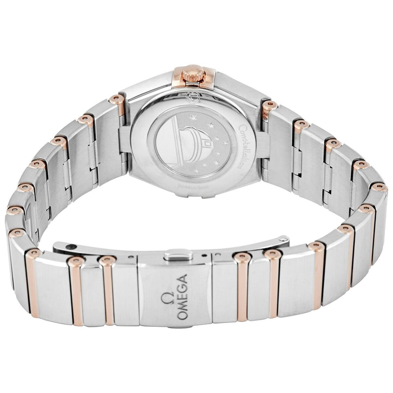 Shop Omega Constellation Quartz Diamonds Blue Dial Two Tone Steel Strap Watch for Women - 131.20.25.60.53.002 in USA