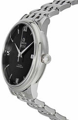 Shop Omega De Ville Prestige Co-Axial Black Dial Silver Steel Strap Watch for Men - 424.10.40.20.01.001 in USA