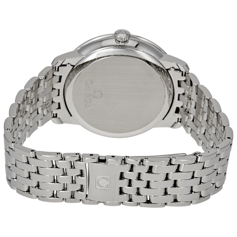 Shop Omega De Ville Prestige Co-Axial Black Dial Silver Steel Strap Watch for Men - 424.10.40.20.01.001 in USA