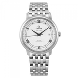 Shop Omega De Ville Prestige Co Axial Automatic White Dial Silver Steel Strap Watch for Men - 424.10.40.20.02.005 in USA