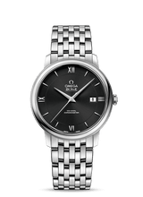 Shop Omega De Ville Prestige Co-Axial Black Dial Silver Steel Strap Watch for Men - 424.10.40.20.01.001 in USA
