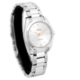 Shop Omega Seamaster Aqua Terra Quartz Diamond Silver Dial Silver Steel Strap Watch for Women - 220.10.28.60.54.001 in USA