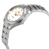Shop Omega Seamaster Aqua Terra Quartz Diamond Silver Dial Silver Steel Strap Watch for Women - 220.10.28.60.54.001 in USA