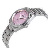 Shop Omega Seamaster Aqua Terra Quartz Purple Dial Silver Steel Strap Watch for Women - 220.10.28.60.60.001 in USA