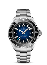 Shop Omega Seamaster Planet Ocean 6000M Co Axial Master Chronometer Blue Dial Silver Steel Strap Watch for Men - 21530462103001 in USA