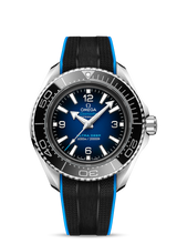 Shop Omega Planet Ocean 6000M Co Axial Master Chronometer 45.5mm Blue Dial Black Rubber Strap Watch for Men - 21532462103001 in USA