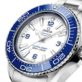 Shop Omega Planet Ocean 6000M Co Axial Master Chronometer 45.5mm White Dial Silver Steel Strap Watch for Men - 21530462104001 in USA