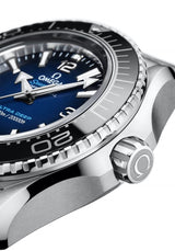 Shop Omega Seamaster Planet Ocean 6000M Co Axial Master Chronometer Blue Dial Silver Steel Strap Watch for Men - 21530462103001 in USA