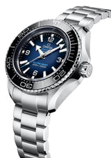 Shop Omega Seamaster Planet Ocean 6000M Co Axial Master Chronometer Blue Dial Silver Steel Strap Watch for Men - 21530462103001 in USA